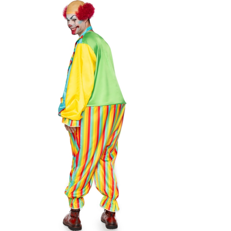 CIRCUS CLOWN COSTUME VOOR MANNEN