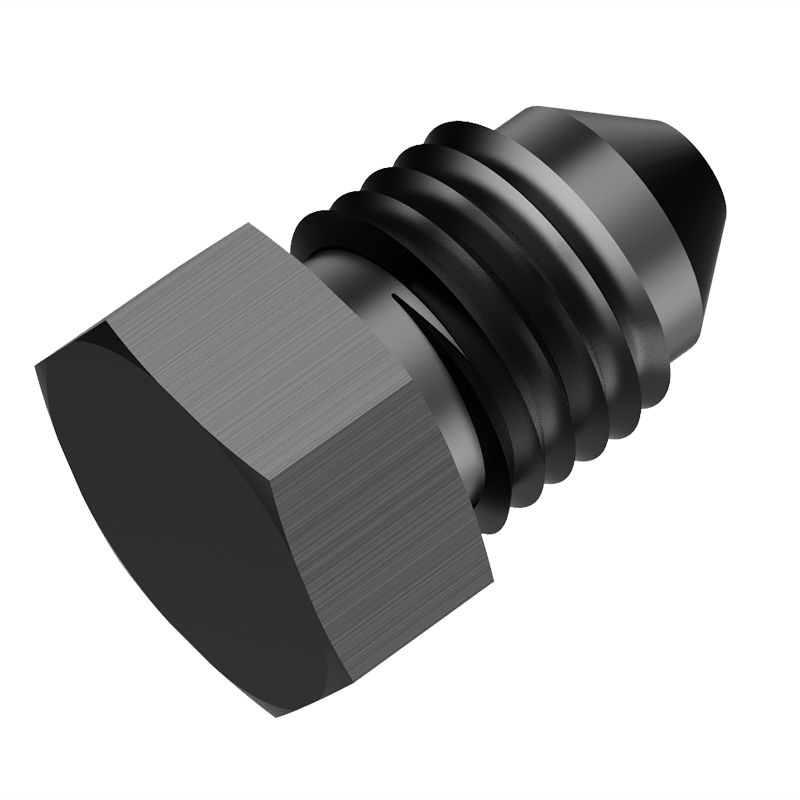 Blok Off Cap Mannelijke Pijp Adapter Fitting Plug Aluminium Legering