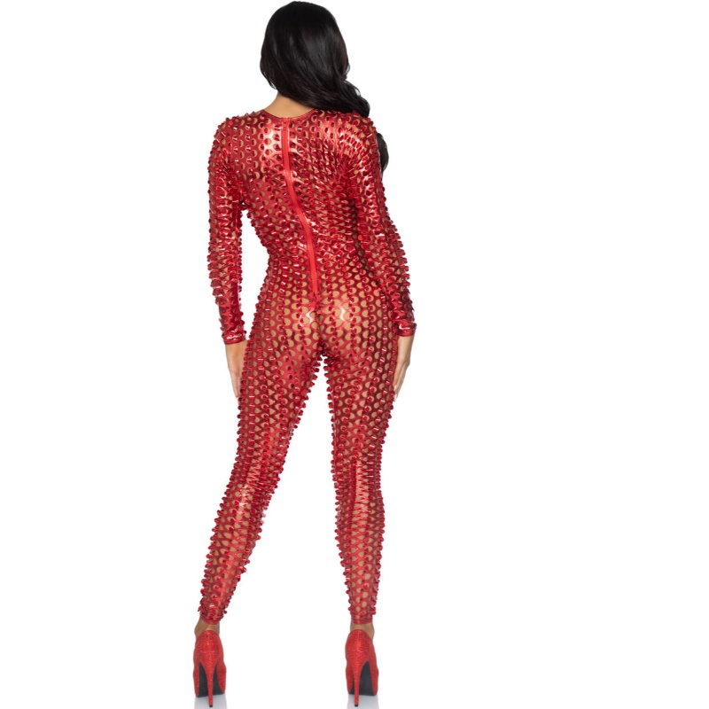 METALLISCHE CATSUIT