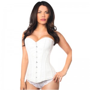 WIT BROCADE CORSET