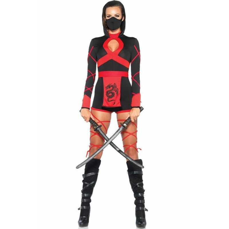 DRAGON NINJA COSTUME MET GEZICHTMASK