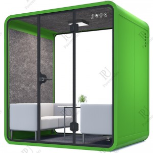 Live Webcasting Pod Akoestische Kamer Telefoon Commerciële draagbare Geluiddichte cabine Vergaderingsbureau Pod te koop
