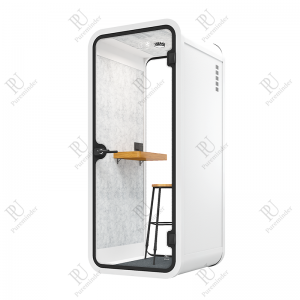 Beweegbare geluiddichte akoestische vergaderpod geluiddichte kantoortelefooncabine geluiddichte telefooncabine voor kantoor privé pods