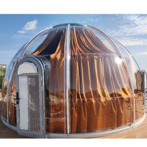 6 Meters Luxe Transparante koepeltent geodesische openluchtcamping koepeltent voor resort hotel, Camping, Openluchtactiviteiten