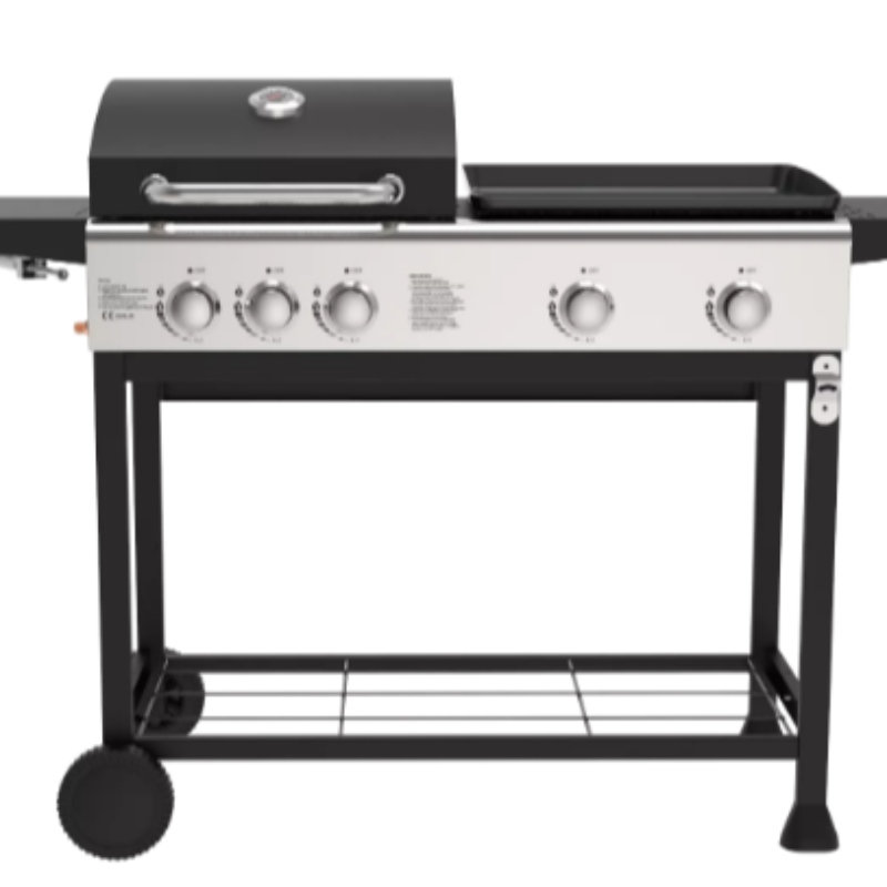 Zwart Op zwaar werk berekende Barbecue Outdoor Tuin Patio Premium BBQ Roker Oven Picknick Camping Patio Achtertuin Koken Houtskool BBQ Grills