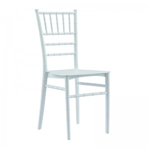 Tiffany Style Party plastic bruiloft Stapelbare Verhuur Banket Party PP Stoel Meubels Event stoel