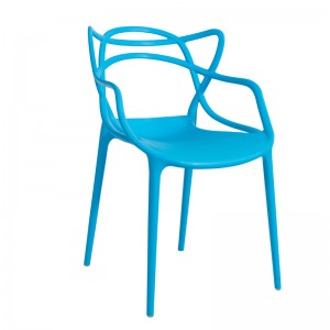 Moderne Geavanceerde Design Sense Leisure Comfortabele Cafe Stoel Stapelbare Eet Plastic Stoel