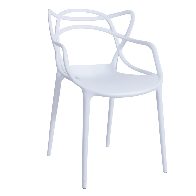 Moderne Geavanceerde Design Sense Leisure Comfortabele Cafe Stoel Stapelbare Eet Plastic Stoel
