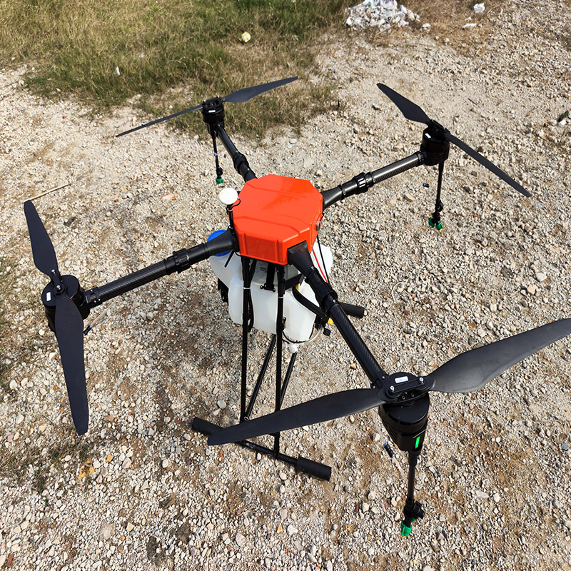 4 Axis 16kg Bevruchting Drone Agricultural Spraying Drone Agriculture