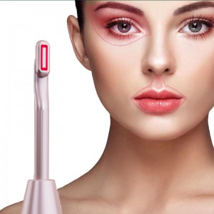 EMS ROOD LICHT Oogwand 360 Deree Rotatie, schoonheid oogmassager Wand met 38 ℃ ~ 40 ℃, oogcrèmebooster met Heat/Vibraion/Rode modus, Fine Lines Remover