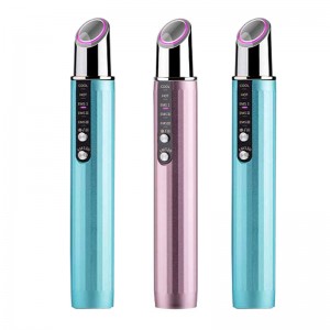 RF Beauty Eye Massager Stick EMS Beauty Eye Instrument Radio Frequency hot-cool Compressie instrument voor het verminderen van fijne lijnen, anti-rimpels, vervagende donkere cirkel, vervagende oogzakken