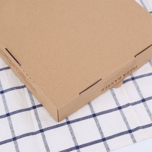 7/9/12 inch China rechthoekige pizzabox, biologisch afbreekbare aangepaste doos voor pizza