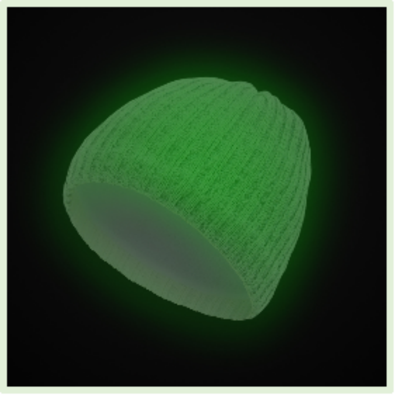 Reflecterende beanie hoge zichtbaarheid warme winterlus gebreide hoed cap