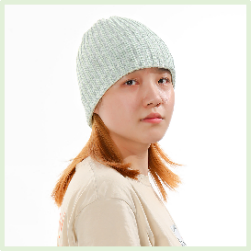 Reflecterende beanie hoge zichtbaarheid warme winterlus gebreide hoed cap