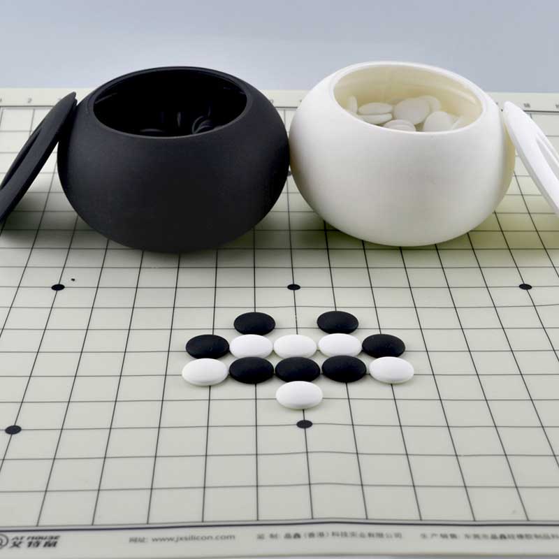 Silicone Weiqi Board Weiqi Game Stones Pieces educatief speelgoed