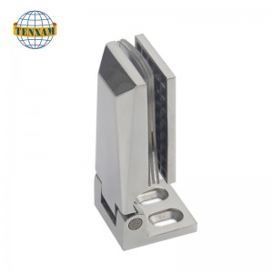 Enkele rand van 90 graden glasklem