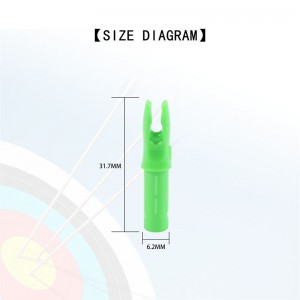 Elongarrow boogschieten pijlnock voor koolstofpijl aluminium pijl boogschieten accessoiresnock