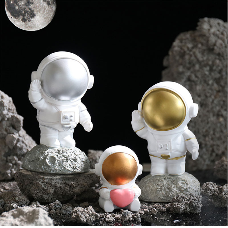 Cartoon astronaut astronaut ornamenten