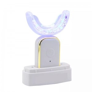 Geavanceerde Draadloze Opladen Bleken Nieuwe Ontwerp Tanden Whitening Led Light 2022 Sneeuw Tanden Whitening Light Private Label Smart Oplaadbare Led Light Kit OEM Thuis Gebruik