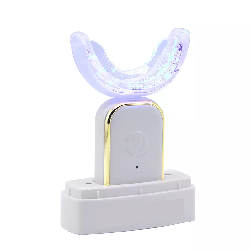 Geavanceerde Draadloze Opladen Bleken Nieuwe Ontwerp Tanden Whitening Led Light 2022 Sneeuw Tanden Whitening Light Private Label Smart Oplaadbare Led Light Kit OEM Thuis Gebruik