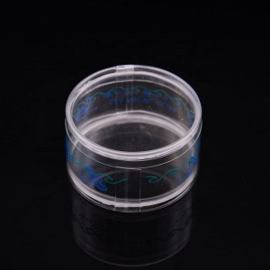 Aangepaste plastic verpakkingsbuizen opbergdozen voor pin