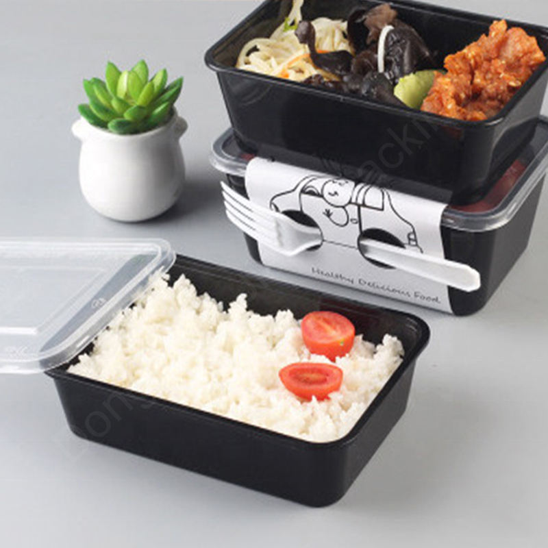 Voedselboxen voedselcontainer Mooi wegwerpbaar Hard Plastic PP Food Storage Container