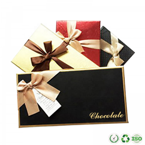 Aangepaste chocoladepapier snoepcadeau -doos verpakking