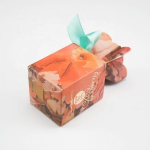 Aangepaste afdrukken Wedding Candy Gasten Paper Gift Box