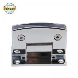 90 graden muur tot glazen deur scharnier zink legering badkamer glazen douche scharnier