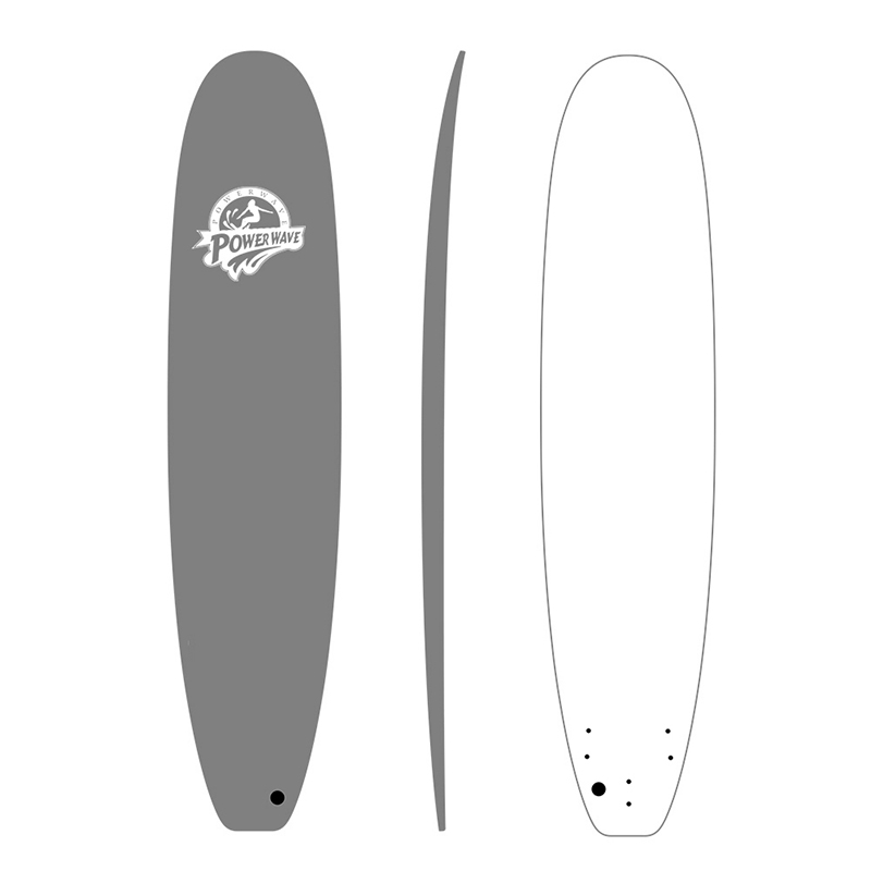 Grijze ixpe zachte boards verwarming laminering zachte surfplanken voor school