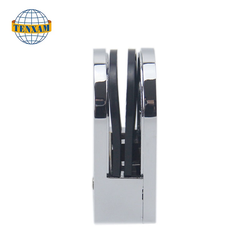 Heet verkopen roestvrijstalen badkamer glazen klem glazen hekhardware accessoires glazen reling klem