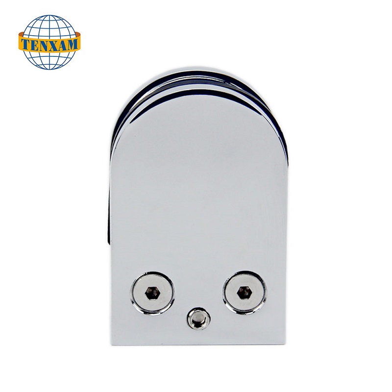 Heet verkopen roestvrijstalen badkamer glazen klem glazen hekhardware accessoires glazen reling klem