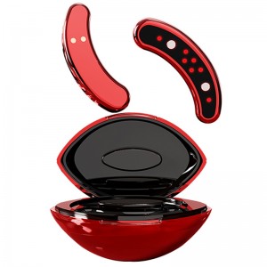 Ems&rood licht oog schoonheidsmassager instrument, gebruik schoonheid eye rimpel massagerapparaat trillingsmassager led rood licht oog patches rf oog schoonheidsinstrument om fijne lijntjes te verwijderen