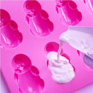 Siliconenvorm 12 Little Pig Cake Mold voor taarten bakvormige decoratie mallen gereedschap
