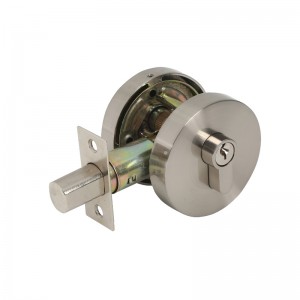 3501-d Hoogwaardige Ronde Beveiligingssleutel Deurslot, Double Cilinder Deadbolt Lock