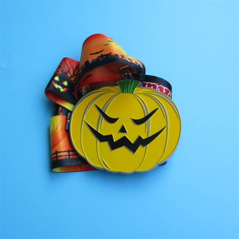 Interessante aangepaste metalen medailles vakantie cadeau awards Halloween Christmas Pasen Festival Metal Medals