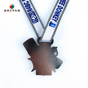 Uniek ontwerp aangepast logo led sport medaillon metaal 3D emailmedailles voor souvenir