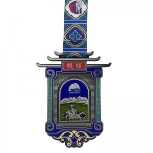 Uniek ontwerp aangepast logo 4D sport medaillon metaal herdenkingsmedailles