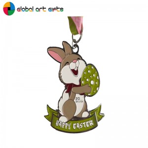 Feestelijke geschenken aangepaste medailles Easter Bunny&Easter Egg Medals