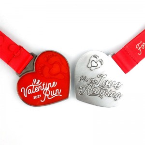 De perfecte cadeau -gids voor Valentine\'s Day Love Holiday Shiny Run Medals