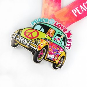 Gag Factory OEM Exclusive Design Cast Metal Medals met Ribbon Metal Sport Custom Medal