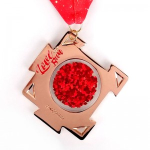 Holiday Running Medals cadeau voor Valentine\'s Day Trail Running Medals