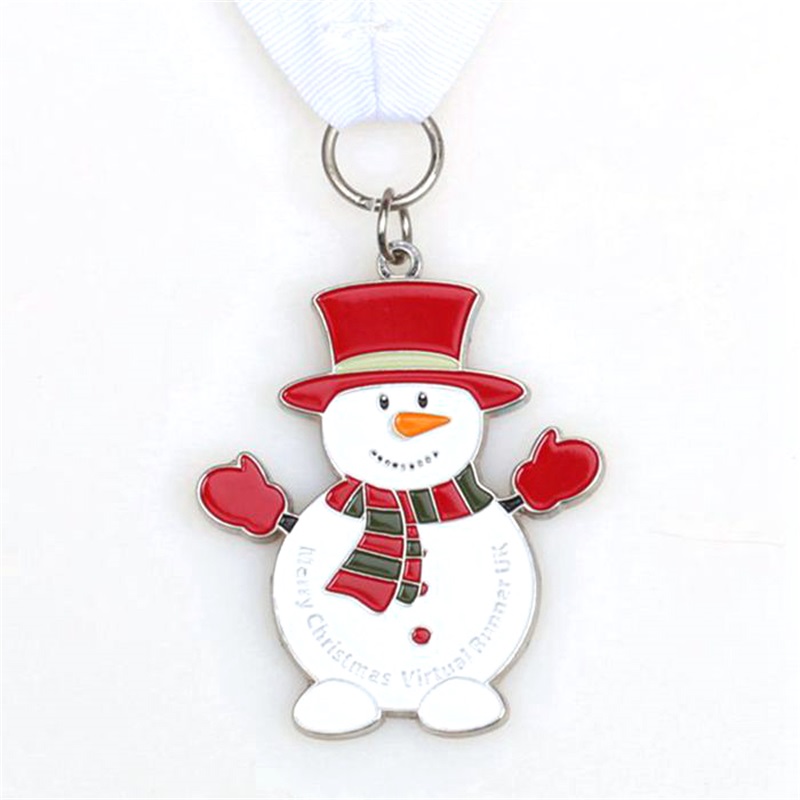 Santa Running Medals Custom Medals Cadeau voor Kerstmis