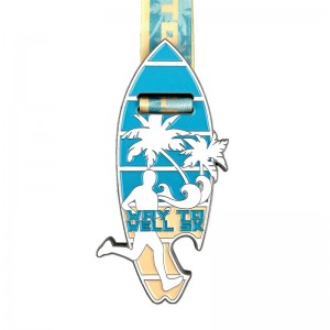 Herdenkingsmedailles sportmedailles en linten voor hardlopen