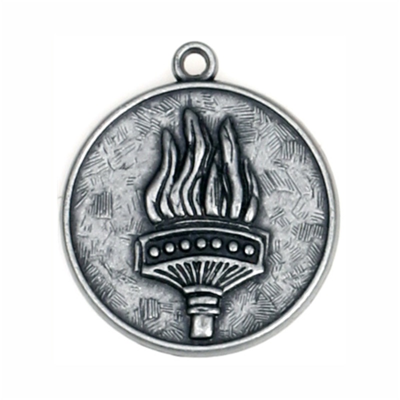 Kan opnieuw worden verwerkte metaalmedailles Stock Medal 7/8-inch Antieke zilveren sportmedailles