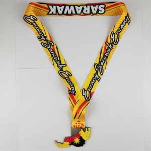 Gag Medal Fabrikant Personaliseerde Honor Awards Metal 3D Gold Pell Medal Map of City Medal