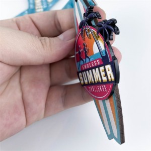 Awards houten metalen houten medaille voor zomervakantie hardlopen