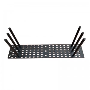 Zwart poeder spuiten stalen drijvende beugel met hoogwaardige stalen met verwijderbare ondersteuningsstaaf