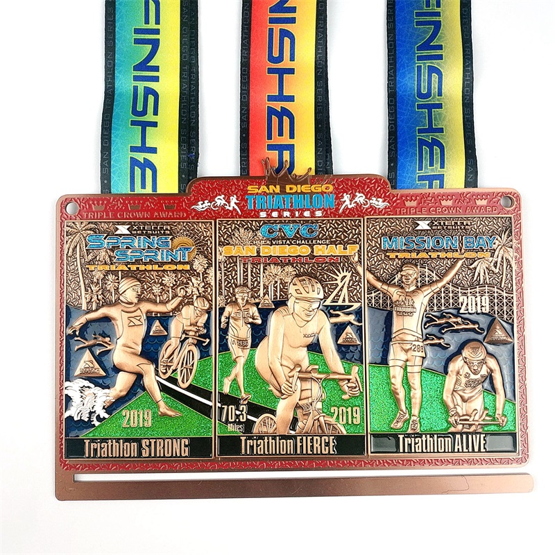 Email Medaillon China Sport Running Military Marathon Medals Medal 3D Triathlon Medals
