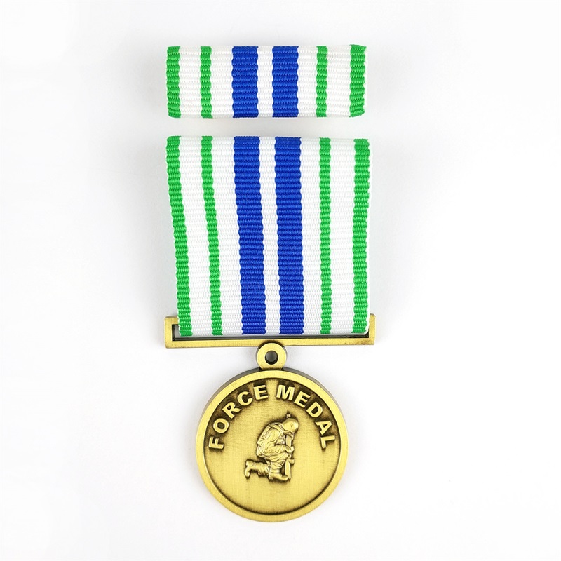 Zinklegering goud vergulde 3D gegraveerde medaille op maat gemaakte metaal blanco Universal Medal Honor Class Medal